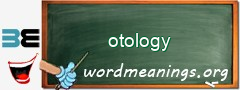 WordMeaning blackboard for otology